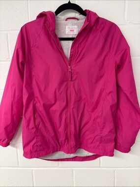 The Children's Place Bright Pink Hooded Rain Jacket
